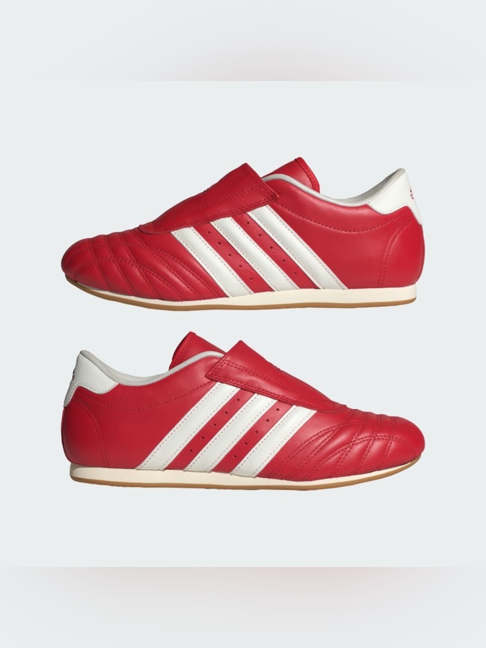adidas Originals Taekwondo Slip "Off White/Better Scarlet/Gum" Shoe - Size - 9.5